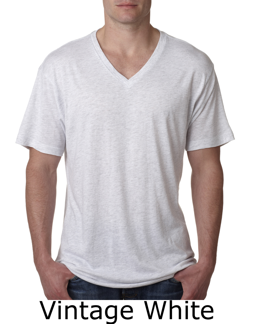 Next Level Men's TShirt VNeck TriBlend Soft Tee Shirt Next Level