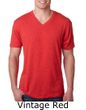 Next Level Men's T-Shirt V-Neck Tri-Blend Soft Tee Shirt