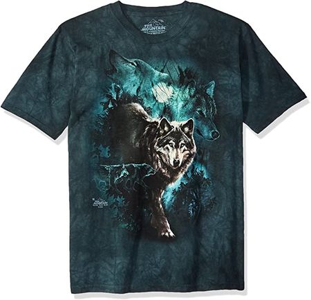 NIGHT WOLVES Wolf Adult Tie Dye T-shirt - CLEARANCE
