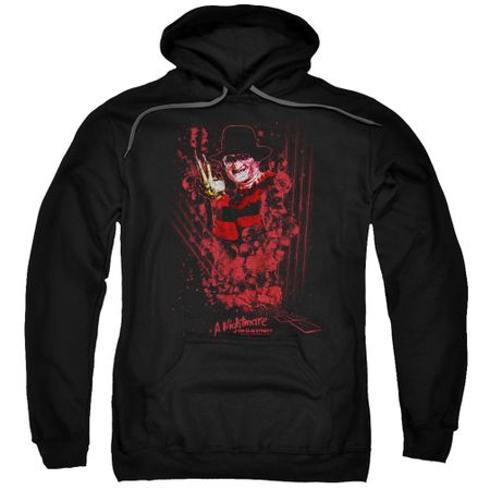 Nightmare On Elm Street Hoodie One Two Freddys Coming For You Black Sweatshirt Hoody