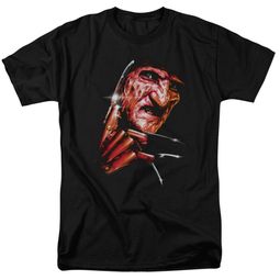 Nightmare On Elm Street Shirt Freddy's Face Black T-Shirt Nightmare On Elm Street Shirt Freddy's Face Black T-Shirt