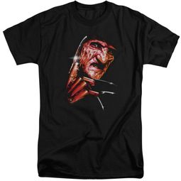 Nightmare On Elm Street Shirt Freddy's Face Tall Black T-Shirt Nightmare On Elm Street Shirt Freddy's Face Tall Black T-Shirt