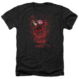 Nightmare On Elm Street Shirt One Two Freddys Coming For You Heather Black T-Shirt