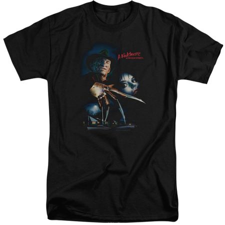 Nightmare On Elm Street Shirt Poster Tall Black T-Shirt