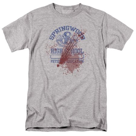 Nightmare On Elm Street Shirt Springwood High Victim Heather Grey T-Shirt