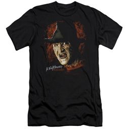Nightmare On Elm Street Slim Fit Shirt Freddy Krueger Black T-Shirt