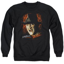 Nightmare On Elm Street Sweatshirt Freddy Krueger Adult Black Sweat Shirt