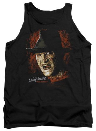 Nightmare On Elm Street Tank Top Freddy Krueger Black Tanktop