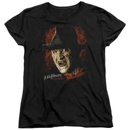 Nightmare On Elm Street Womens Shirt Freddy Krueger Black T-Shirt