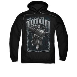 Nightwing DC Comics Hoodie Sweatshirt Biker Black Adult Hoody Sweat Shirt