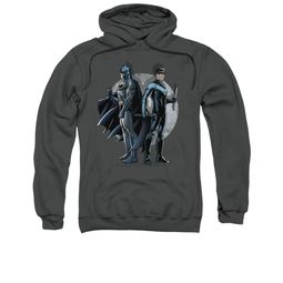 Nightwing DC Comics Hoodie Sweatshirt Spotlight Charcoal Adult Hoody Sweat Shirt