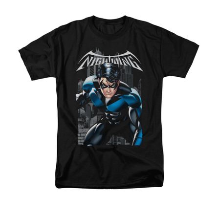 Nightwing DC Comics Shirt A Legacy Adult Black Tee T-Shirt