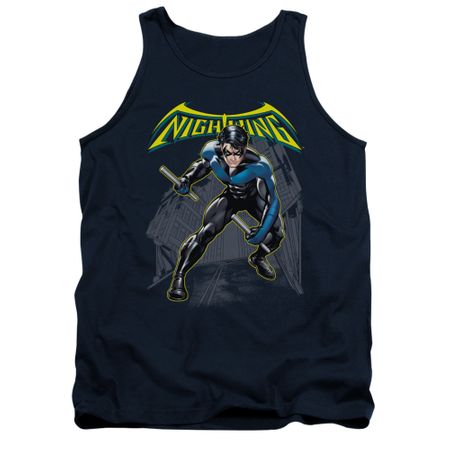 Nightwing DC Comics Tank Top Nightwing Navy Blue Tanktop