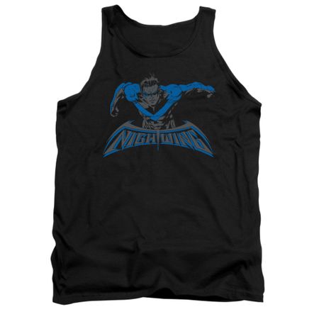 Nightwing DC Comics Tank Top Wing Of The Night Black Tanktop