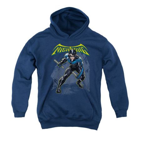 Nightwing DC Comics Youth Hoodie Nightwing Charcoal Kids Hoody