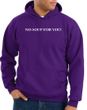No Soup For You Hoodie Purple