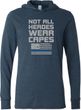 Not All Heroes Wear Capes Police Officer Lightweight Hoodie T-Shirt