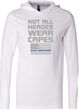 Not All Heroes Wear Capes Police Officer Lightweight Hoodie T-Shirt