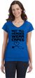 Not All Heroes Wear Capes Stethoscope Ladies Fit V-Neck T-Shirt