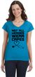 Not All Heroes Wear Capes Stethoscope Ladies Fit V-Neck T-Shirt
