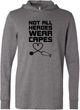 Not All Heroes Wear Capes Stethoscope Lightweight Hoodie T-Shirt