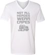 Not All Heroes Wear Capes Trucker Adult V-Neck T-Shirt