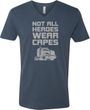 Not All Heroes Wear Capes Trucker Adult V-Neck T-Shirt