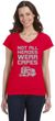 Not All Heroes Wear Capes Trucker Ladies Fit V-Neck T-Shirt