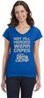 Not All Heroes Wear Capes Trucker Ladies Fit V-Neck T-Shirt