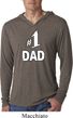 Number 1 Dad Lightweight Hoodie Shirt