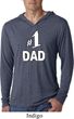 Number 1 Dad Lightweight Hoodie Shirt