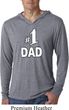 Number 1 Dad Lightweight Hoodie Shirt