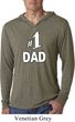 Number 1 Dad Lightweight Hoodie Shirt
