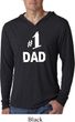 Number 1 Dad Lightweight Hoodie Shirt