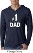 Number 1 Dad Lightweight Hoodie Shirt