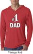 Number 1 Dad Lightweight Hoodie Shirt