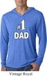 Number 1 Dad Lightweight Hoodie Shirt