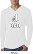 Number 1 Dad Lightweight Hoodie Shirt