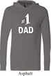 Number 1 Dad Lightweight Hoodie Tee