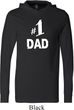 Number 1 Dad Lightweight Hoodie Tee