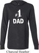 Number 1 Dad Lightweight Hoodie Tee