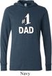 Number 1 Dad Lightweight Hoodie Tee