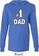 Number 1 Dad Lightweight Hoodie Tee
