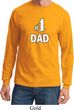 Number 1 Dad Long Sleeve Shirt