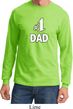 Number 1 Dad Long Sleeve Shirt