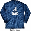 Number 1 Dad Long Sleeve Tie Dye Shirt