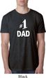 Number 1 Dad Mens Burnout Shirt