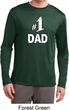 Number 1 Dad Mens Dry Wicking Long Sleeve Shirt