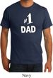 Number 1 Dad Mens Organic Shirt