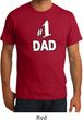 Number 1 Dad Mens Organic Shirt